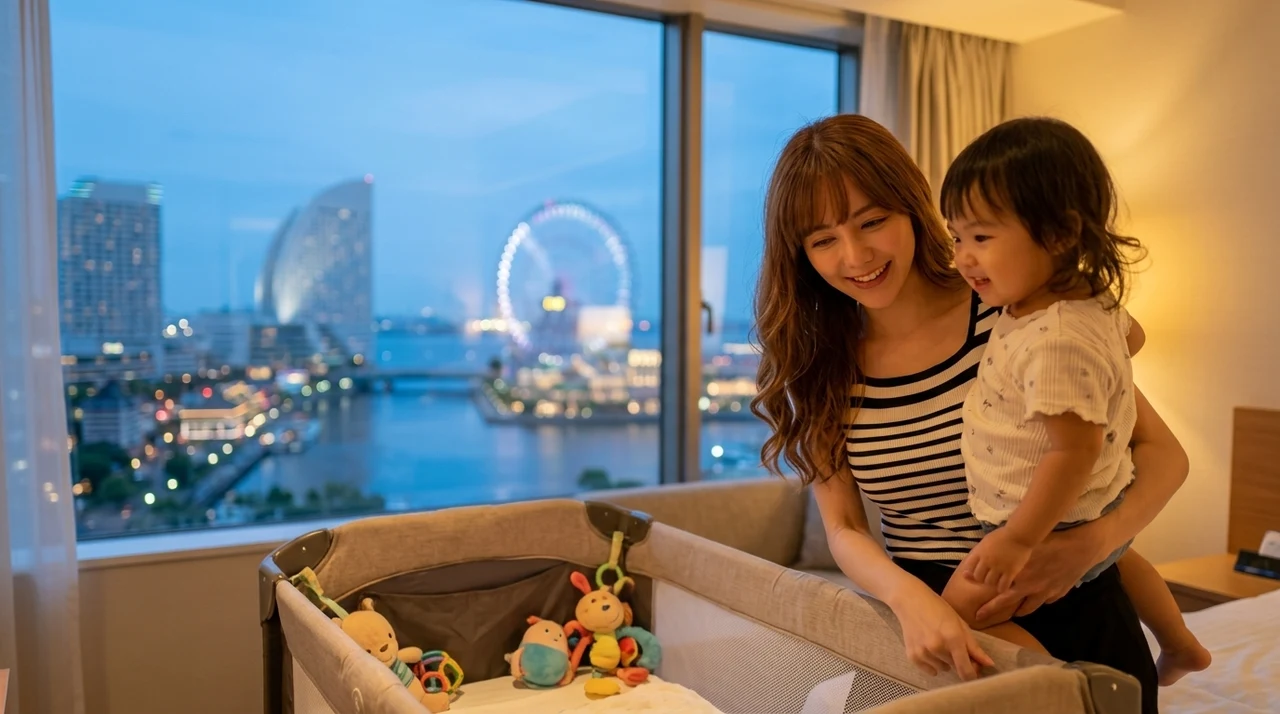 横浜中華街周辺で子連れにおすすめのホテル10選をイメージした写真風の画像