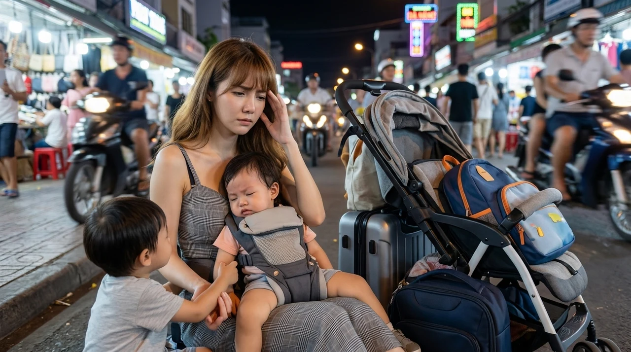 ダナン旅行で知っておきたい子連れ特有のデメリット3選をイメージした写真風の画像