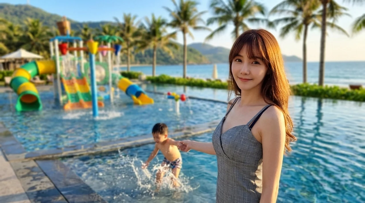 ダナンで子連れに最適なプールが充実したホテル9選をイメージした写真風の画像