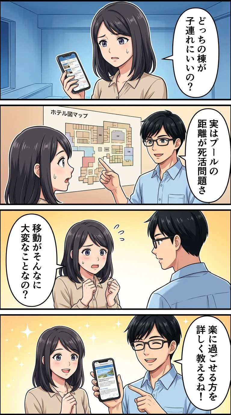 ホテル 三日月 子連れ どっち