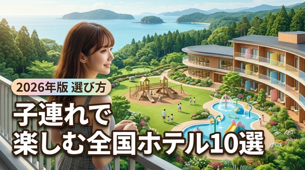 子連れが楽しめる全国のホテル10選！失敗しない選び方と注意点を詳しく紹介（記事のアイキャッチ画像）