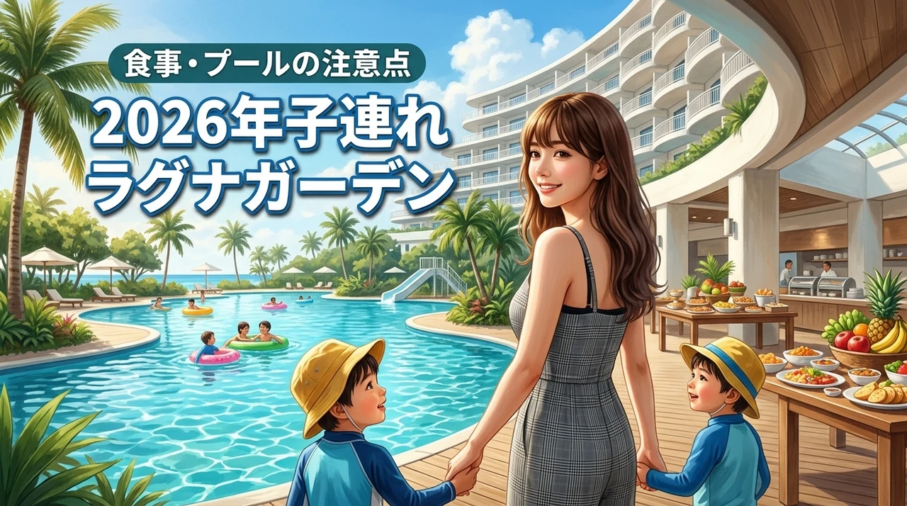 ラグナ ガーデン ホテルは子連れで楽しめる？食事やプールの注意点もブログで徹底レポ（記事のアイキャッチ画像）