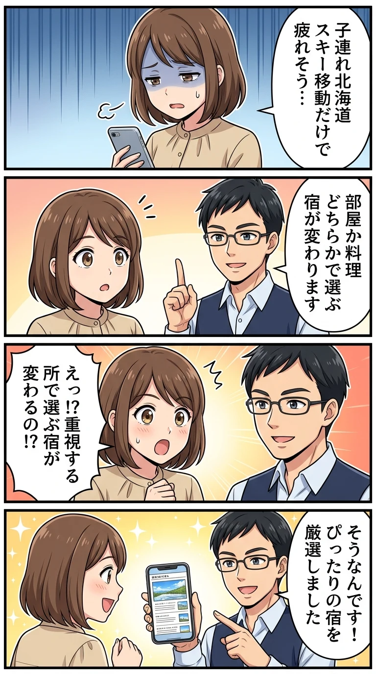ゲレンデ 直結 ホテル 子連れ 北海道
